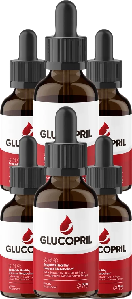 GlucoPril™ 6-bottle bundle — best value